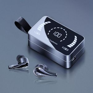 Bluetooth-compatible TWS Wireless Headphones Earphones 3500mAh Charging Box 9D Stereo Sports Headsets Waterproof With Microphone