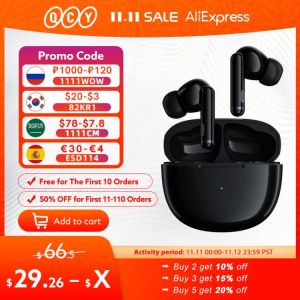 all in one place ביתית QCY HT03 TWS ANC Fone Bluetooth Earphones Noise Canceling Wireless Headphones Gaming Headphone With Microphone Handfree Earbuds