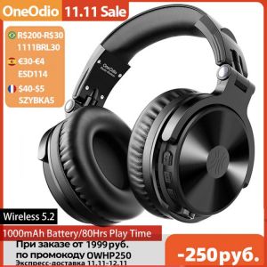 Oneodio Bluetooth Wireless Headphones With Microphone 80Hrs Foldable Over Ear Bluetooth 5.2 Headset For Mobile Phone PC Sports