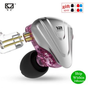 KZ ZSX Terminator 5BA+1DD 12 Unit Hybrid In-ear Earphones HIFI Metal Headset Music Sport  KZ ZS10 PRO AS12 AS16 ZSN PRO C12 DM7