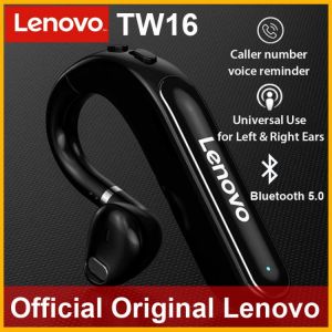 Original Lenovo TW16 Ear Hook Bluetooth Earbuds Earphones Handsfree Wireless Headphone IPX5 Waterproof Headset with Micphone