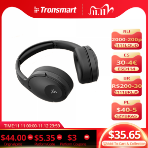 Tronsmart Apollo Q10 Headphones Bluetooth 5.0 Active Noise Cancelling Wireless Headset with100-hour Playtime,Touch/App Control