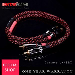 2Pcs/Pair CANARE Professional Audio Grade RCA Cable W/ Budweiser Male RCA to RCA HIFI For Amplifier DAC TV / 0.2M- 5M  NO1036