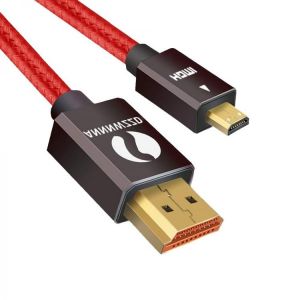 Micro HDMI to HDMI-compatible Cable 2.0 4k 1080P High Speed Adapter Male-Male Micro HDMI-compatible Cable For GoPro Tablet HD TV