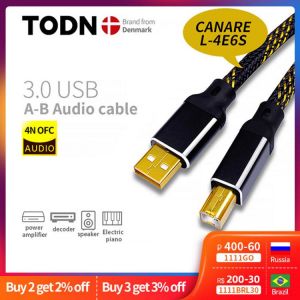 Canare HIFI USB Cable DAC A-B Alpha 4N OFC Digital AB Audio A to B high-end Type A to Type B Hifi Data Cable