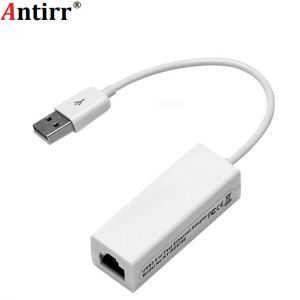 antirr Portable 1pcs RTL8152 / RS1081B Chips USB 2.0 to RJ45 Network Card Lan Adapter 10/100Mbps For Tablet PC Win 7 8 10 XP