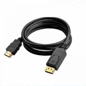 DisplayPort to HDMI-compatible Cable 1.8M 1080P Display Port DP to HDMI-compatible Cable for Connecting Laptop to Projectors