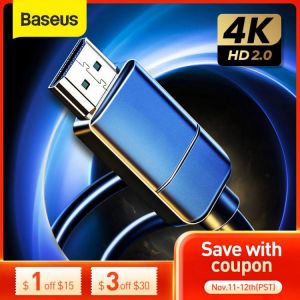 all in one place ביתית Baseus HDMI-compatible Cable HD to HD Cable for Apple TV PS4 Splitter 3m 5m 10m HDMI-compatible Cable Vedio Cable 4K 60Hz HDR