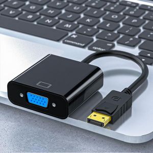 DisplayPort Display Port DP to VGA Adapter Cable Male to Female Converter for PC Computer Laptop HDTV Monitor Projector