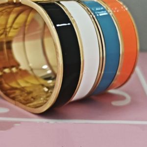 2021 Trend Brand Designer Stainless Steel H Letter Women's Bracelet Couple Fashion Jewelry Net Red Enamel Accessories pride G