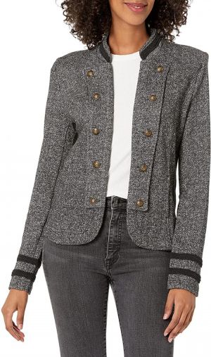Tommy Hilfiger Women's Classic Tommy Open Front Band Jacket