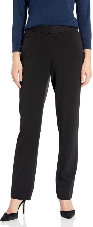 Rafaella Women's Curvy Fit Gabardine Slim Leg Pant