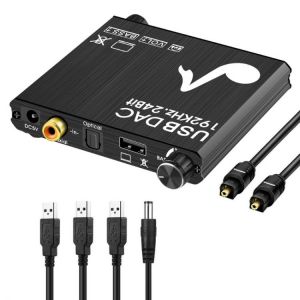 Digital to analog converter USB sound card digital converter
