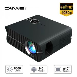 A10AB Projector Android 9.0 System Video Led Lamp 6000 Lumens Wireless Airplay Freeshipping Home Theater Projector For Phone