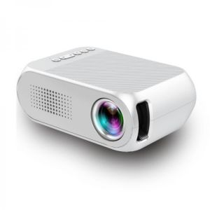 Very nice LED YG320 Portable 600 Lumen 3.5mm Audio 320x240 Pixel HDMI-Compatible USB Mini Projector Home Media Play