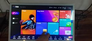 21.5 inch 2T3T4TB black gold white  touch screen display KTV player Android system karaoke  singing machine