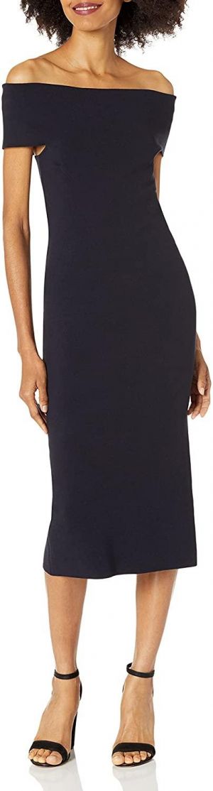 Lark & Ro Women's Off the Shoulder Sheath Sweater Dress