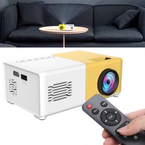 LED Video Projector Home Theater Portable Mini 1080P Projector Support HD USB AV Remote Control for Home Cinema 100-240V