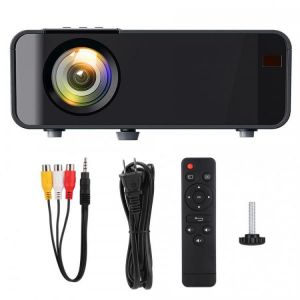 W10 Portable cinema Ultra-HD LED Projector 1080P 110-240V sinema sistemi HDMI home theater sound system 720P Same Screen Version