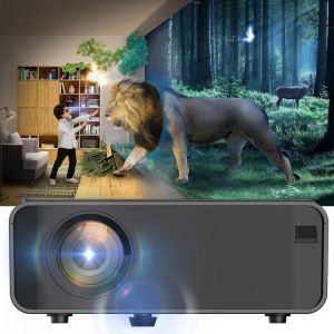 Portable WiFi Bluetooth LED Projector 1920x1080 1080P Android WIFI for Phone Support 3D Home Video Beamer Projector