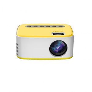 Mini Portable Projector Wireless Wired LED Projector Movie Compatible with IOS Android System Built-in Speaker Remote Control