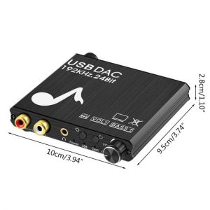 Digital to analog converter USB sound card digital converter H054