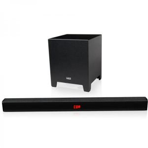 2.1 wireless soundbar system with subwoofer for home theater
