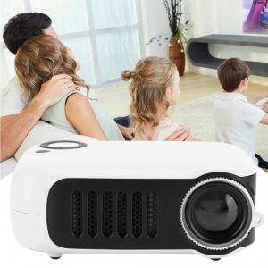 Mini Portable Projector Household Projectors 320 x 240 Resolution with 2-Inch LCD Screen (100-240V) US EU AU Plug