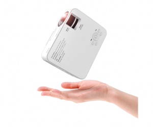 [upgraded version] rexda T1 mobile projector home mini full hd mini 3D mini projector portable office 1080P smart TV home theate