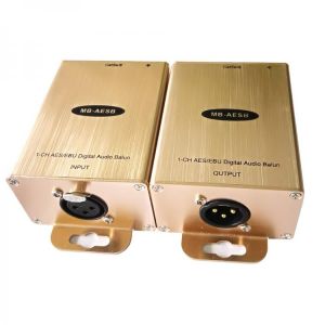 Digital AES/EBU Audio to Network Adapter Balanced AES3 Audio to Lan Converter IP Dobly Audio Coder & Encoder