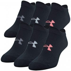 Under Armour Women's Essential No-Show Liner Socks (6 Pairs)