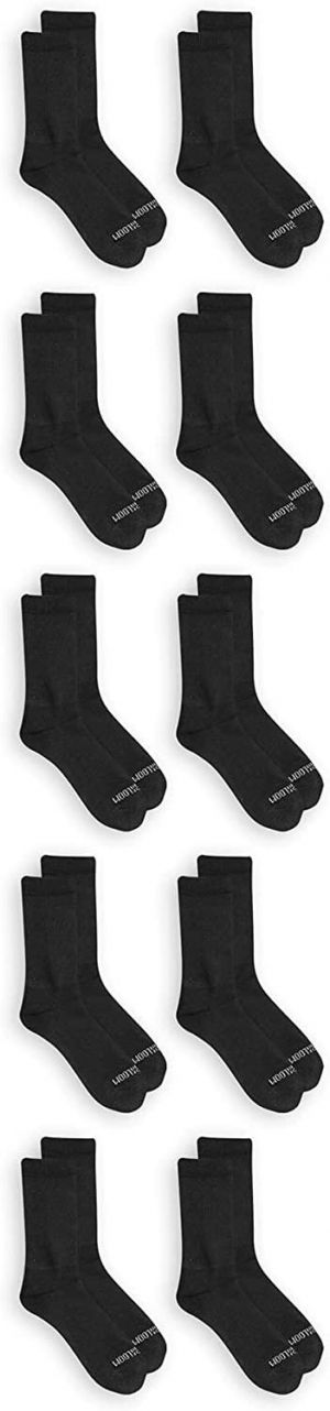 Fruit of the Loom Women's Everyday Soft Cushioned Socks - 10 Pair Packs