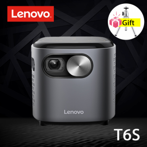 Lenovo Mobile Projector T6S DLP LED MINI Portable 70ANSI Lumens 854*480P 1G DDR3 16GB eMMC Andriod 7.1 Beamer Home Theatre