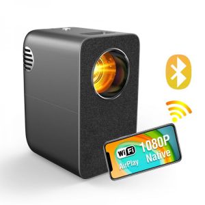 Home Projector Beamer Vertical Structure 4200 Lumens Wireless Airplay Freeshipping Support Watching Full Hd 720P Movie Projector