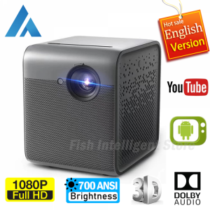 all in one place ביתית Fengmi Smart Lite DLP Mini Portable Projector 1080P Full HD 700 ANSI lumens MIUI TV LED Wifi Android Dolby Audio 3D Beamer