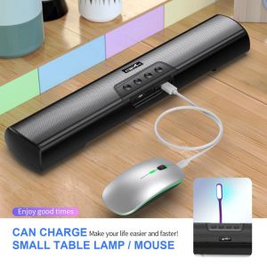 Bluetooth 5.0 Desktop Speaker Wall Hanging Wireless Surround Sound Speaker For Mobile Phone Laptop Wireless Speaker-Black