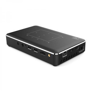 Mini 1080P Projector with Android 6.0 System Home Theater  DLP Projector for iPhone and Smartphone