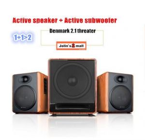 Denmark bluetooth home threater 2.1 40*2W active speaker + 85W active subwoofer desktop home audio HiFi system fever
