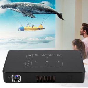 4K WiFi Smart Projector Bluetooth Player Home Theater with Android System DMD LED Intelligent Projector with HDMI RJ45 Touch Pen