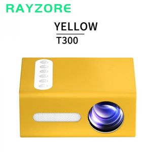 2020 LED Mini Projector T300 320x240 Pixels Support 1080P  USB Portable Proyector Home Media Player Kids Gift VS YG300