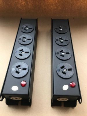 3pcs/lot High Quality,Power Strips, Power Link Output Box,Powerlink power box with powercon inlet and outlet ,similar   to PL1