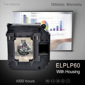 Best sold Projector Lamp With housing for V13H010L60/ELPLP60 for Epson EB-420 EB-2060 BrightLink 425Wi