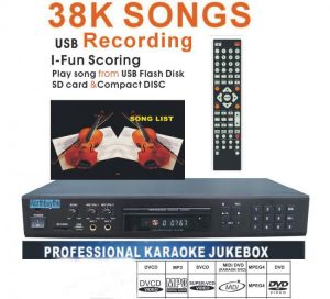 Factory Wholesale Karaoke Player/Recorder with 40k songs,Built-in 2 Mic Echo/DVD Device/USB /SD card Reader