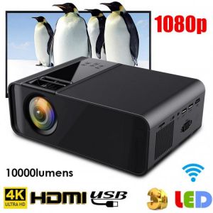 Portable Smart Projector 4K LED 1080P Home Theater Bluetooth WiFi Projector Home Cinema 1280 * 720 with Android 110V-240V