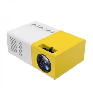 J9 Mini Portable Projector Support HDMI-compatible AV USB HD 1080p Video Media Player LED Mini Projector Home Theater PC Laptop