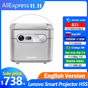 Lenovo Smart Projector H5S DLP 1920*1080P Full HD 700ANSI lumens Andriod 6.0 3+32GB 3D Auto Focus Portable Projector Beamer