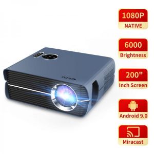 EUG 800DAB Home Projector Video Led Android System Miracast Beamer Home Theater Full Hd 1080P Freeshipping Projector For Phone