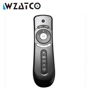 WZATCO Mini Fly T2 Air Mouse 2.4G Wireless Gyroscope Mouse For Android TV BOX , Android Projector 3D Sense Motion Media Player