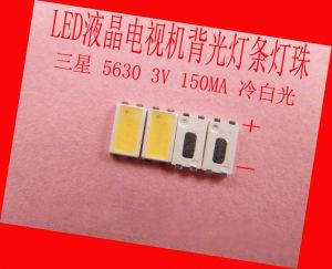 200piece/lot FOR repair Samsung Sharp Sony LCD TV LED backlight Article lamp SMD LEDs 5630 3V Cold white light emitting diode