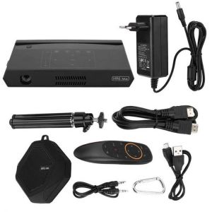 WiFi Mini Projector Smart Projector 2500lm H96 S912 2+16G Dual Band WiFi+BT Projector for 6.0 2.4GWiFi /voice remote control